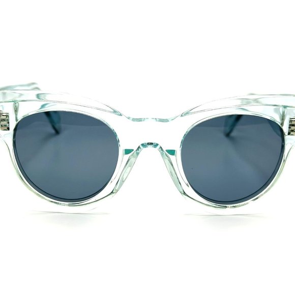 NEW CELINE CL40008I 86V Crystal Powder Blue/Blue Sunglasses 48mm - Picture 3 of 9